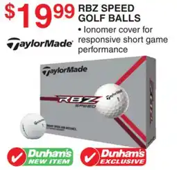 Dunham's Sports RBZ SPEED GOLF BALLS offer