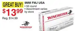 Dunham's Sports WINCHESTER 9MM FMJ USA offer