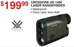 Dunham's Sports VORTEX OPTICS CROSSFIRE HD 1400 LASER RANGEFINDER offer