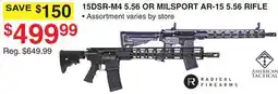 Dunham's Sports RADICAL FIREARMS 15DSR-M4 5.56 OR MILSPORT AR-15 5.56 RIFLE offer