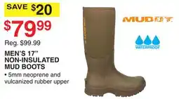 Dunham's Sports MEN'S 17 NON-INSULATED MUD BOOTS offer