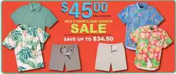 Dunham's Sports MEN'S SHIRTS AND SHORTS SALE offer