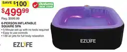Dunham's Sports 6-PERSON INFLATABLE SWIM SPA offer