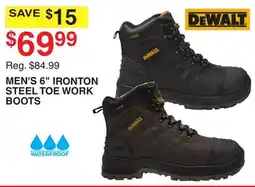 Dunham's Sports MEN'S 6 IRONTON STEEL TOE WORK BOOTS offer