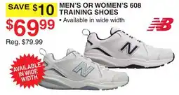 Dunham's Sports NEW BALANCE MEN'S OR WOMEN'S 608 TRAINING SHOES offer