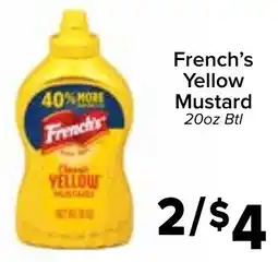 Valu Market French's yellow mustard offer