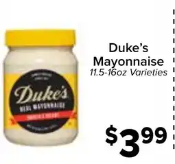 Valu Market Duke's mayonnaise offer