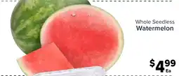 Valu Market Whole Seedless Watermelon offer
