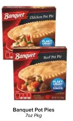 Valu Market Banquet pot pies offer