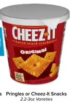 Valu Market Pringles or Cheez-It Snacks offer