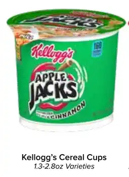 Valu Market Kellogg's Cereal Cups offer