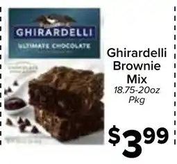Valu Market Ghirardelli brownie mix offer
