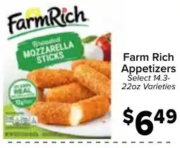 Valu Market Farm Rich Appetizers offer