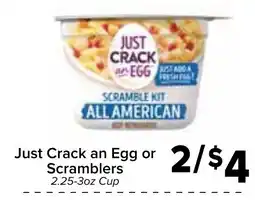 Valu Market Just Crack an Egg or Scramblers offer