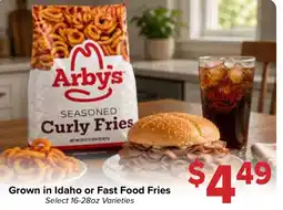 Valu Market Grown in Idaho or Fast Food Fries offer