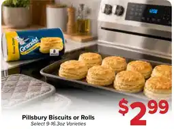 Valu Market Pillsbury Biscuits or Rolls offer