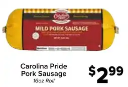 Valu Market Carolina Pride Pork Sausage offer