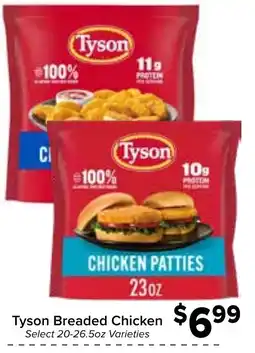 Valu Market Tyson breaded chicken offer
