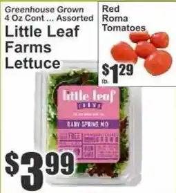 Key Food Little Leaf Farms Lettuce offer
