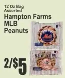 Key Food Hampton Farms mlb peanuts offer