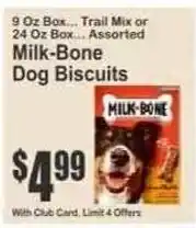 Key Food Milk-Bone dog biscuits offer