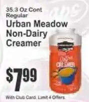 Key Food Urban Meadow Non-Dairy Creamer offer