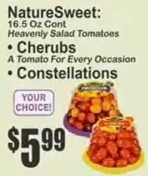 Key Food NatureSweet heavenly salad tomatoes offer