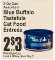 Key Food Blue Buffalo Tastefuls Cat Food Entrees offer