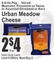 Key Food Urban Meadow Cheese offer