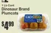 Key Food Dinosaur Brand Plumcots offer