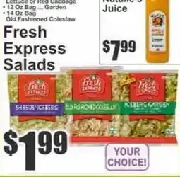 Key Food Fresh Express Salads offer