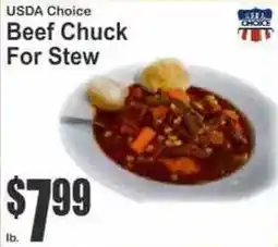 Key Food Usda Choice Beef Chuck For Stew offer