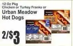 Key Food Urban Meadow Hot Dogs offer