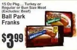Key Food Ball Park Franks offer
