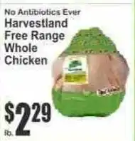 Key Food Harvestland free range whole chicken offer