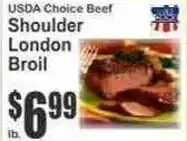 Key Food Usda Choice Beef Shoulder London Broil offer