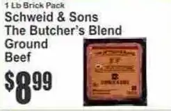Key Food Schweid & Sons The Butcher's Blend Ground Beef offer