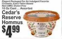 Key Food Cedar's Reserve Hommus offer