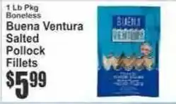 Key Food Buena Ventura Salted Pollock Fillets offer