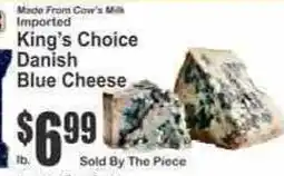 Key Food King's Choice Danish Blue Cheese offer