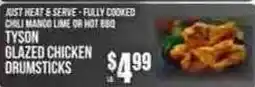 Key Food Tyson glazed chicken drumsticks offer