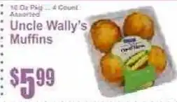 Key Food Uncle Wally's Muffins offer
