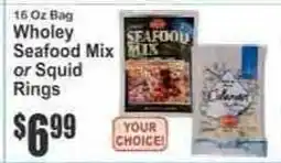 Key Food Wholey Seafood Mix or Squid Rings offer