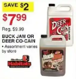 Dunham's Sports Buck Jam or Deer Co-Cain offer