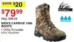 Dunham's Sports Itasca men's carbine 1000 boots offer
