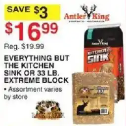 Dunham's Sports Antler King everything but the kitchen sink or 33 lb. extreme block offer