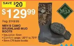 Dunham's Sports Muck Men's Camo Brushland Mud Boots offer