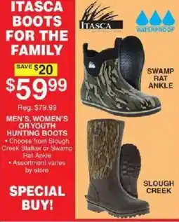 Dunham's Sports Itasca boots for the family offer