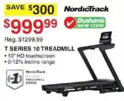 Dunham's Sports NordicTrack T Series 10 Treadmill offer