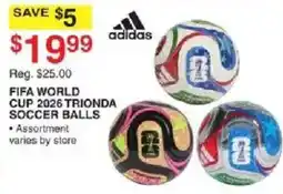 Dunham's Sports Adidas fifa world cup 2026 trionda soccer balls offer